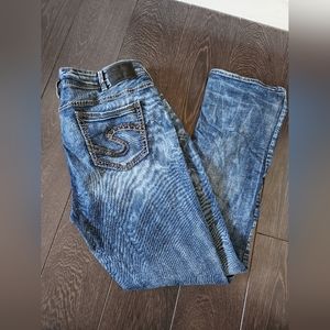 Silver plus size women's jeans size 20 L33 high rise bootcut